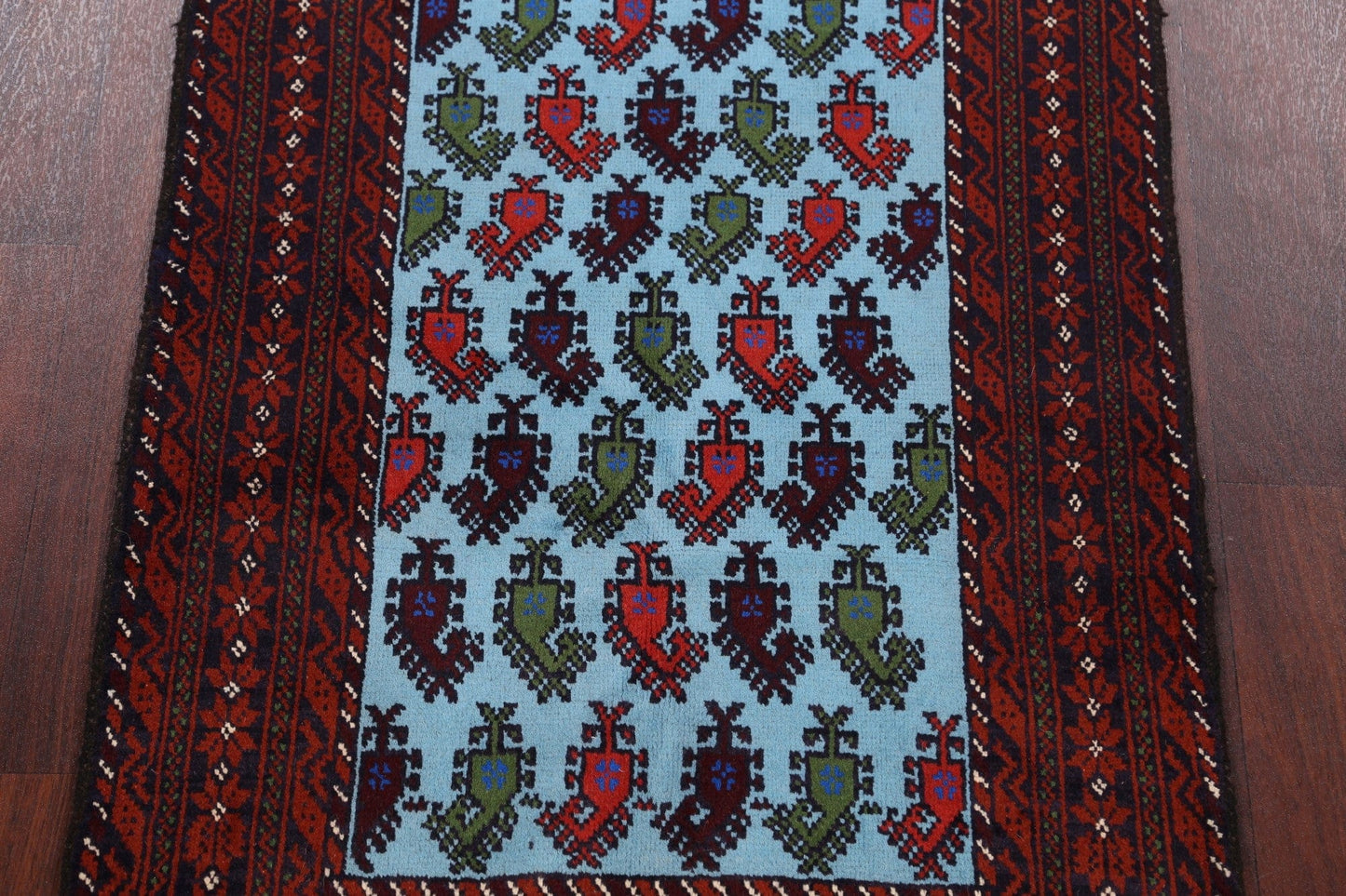 Geometric Balouch Persian Area Rug 3x5