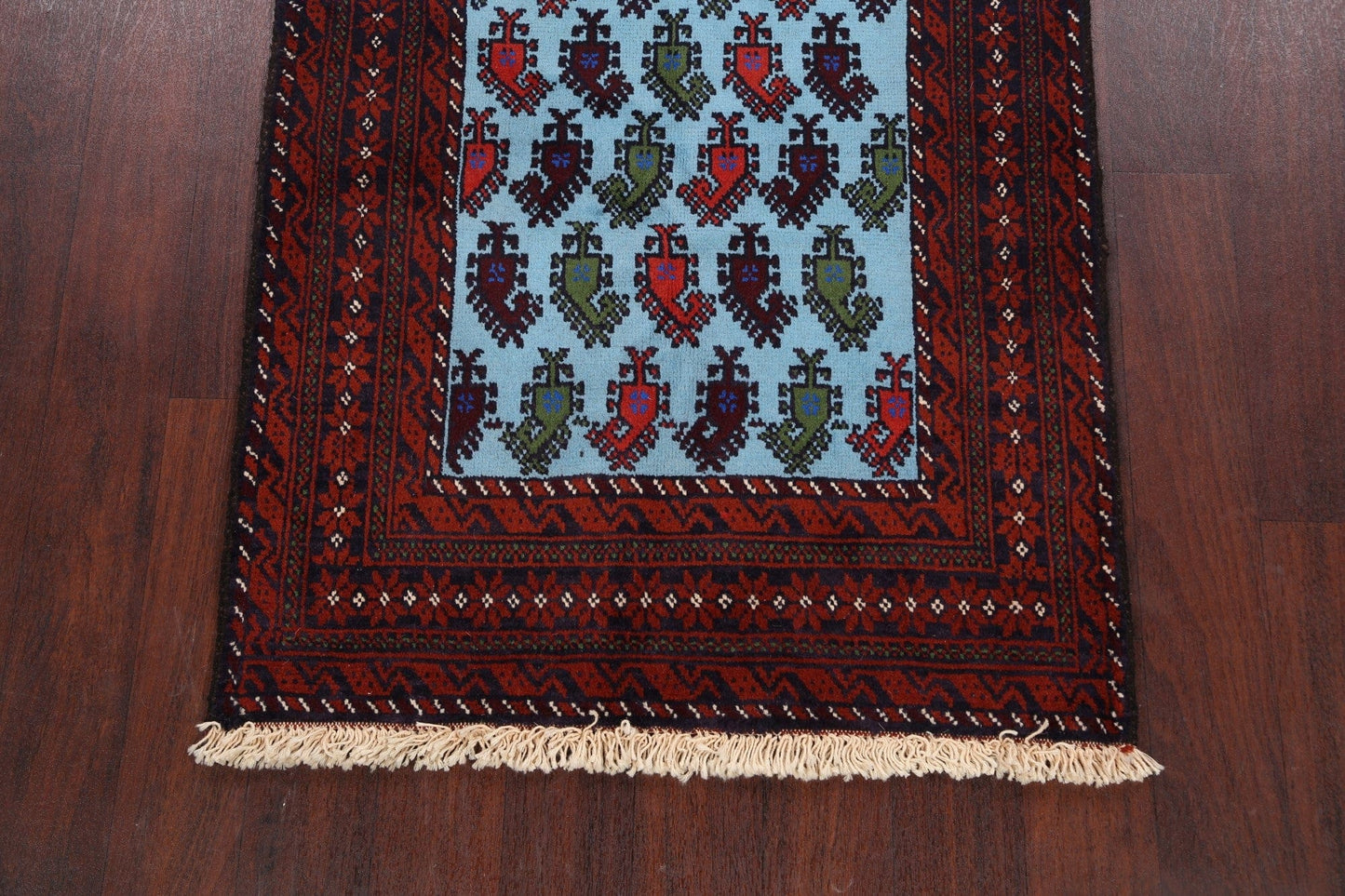 Geometric Balouch Persian Area Rug 3x5