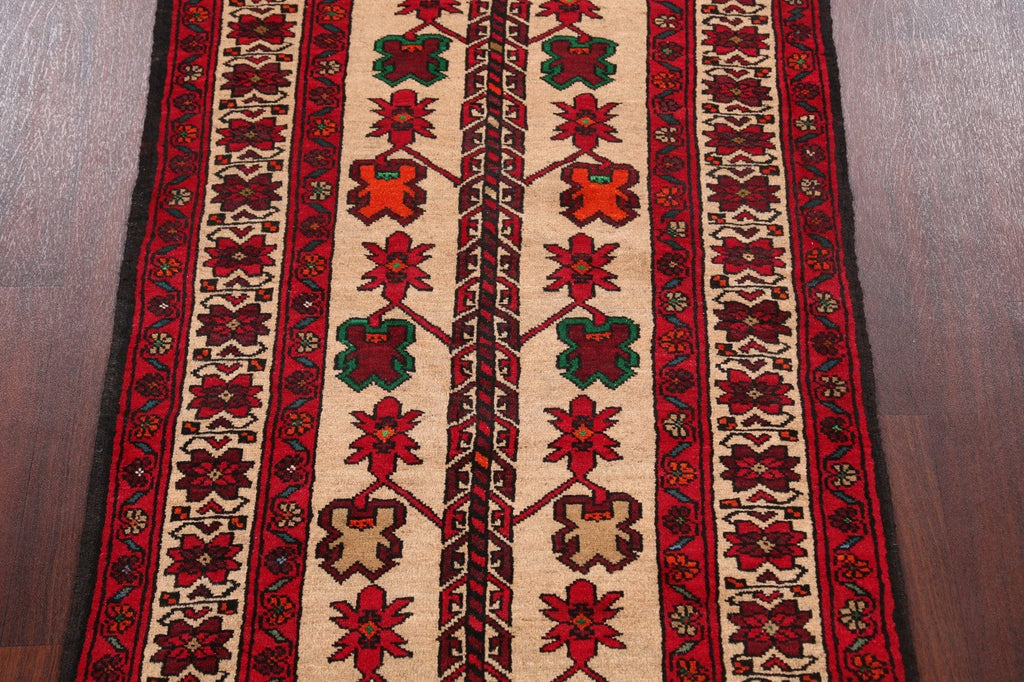 Geometric Balouch Afghan Area Rug 3x5