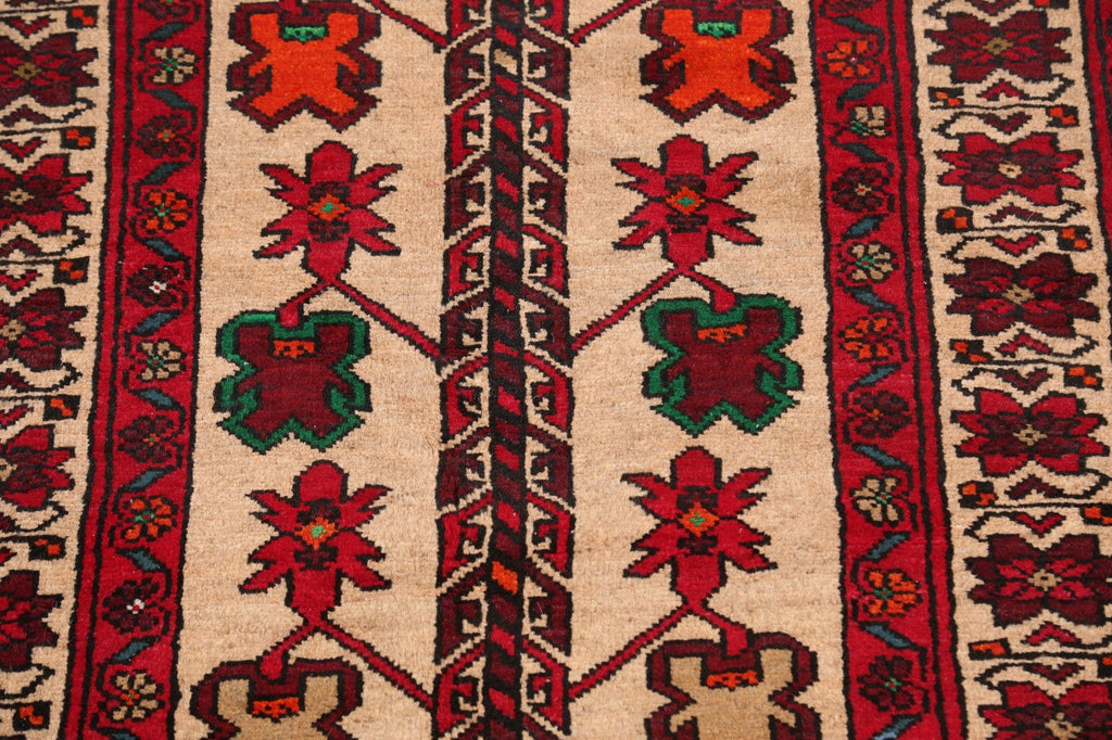 Geometric Balouch Afghan Area Rug 3x5