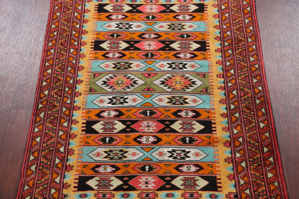 Geometric Turkoman Persian Area Rug 4x6