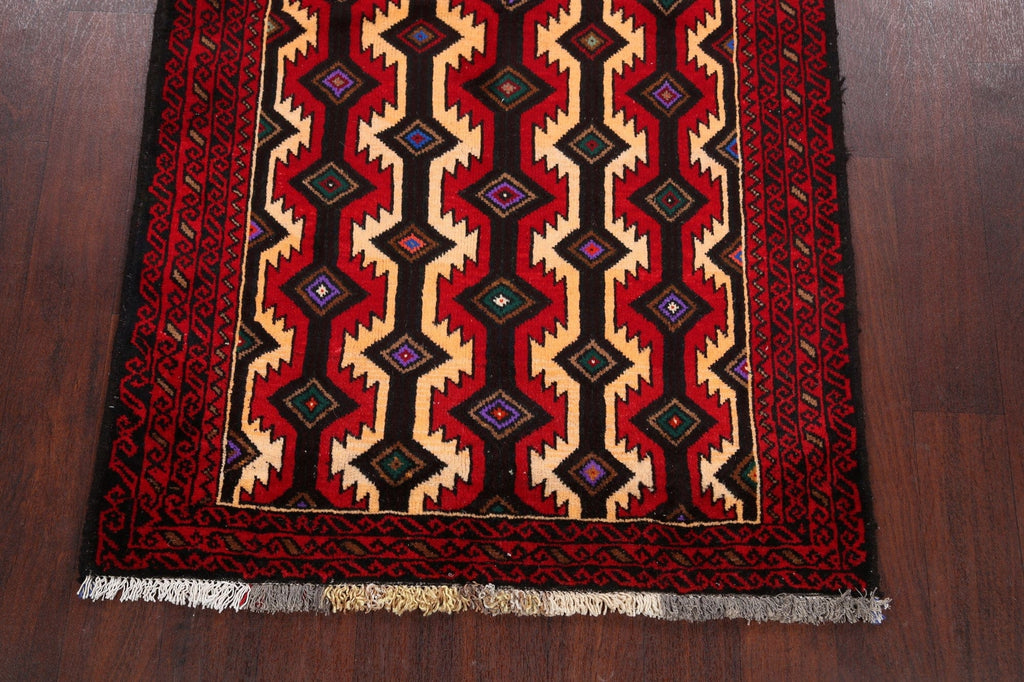 Balouch Afghan Oriental Area Rug 3x6