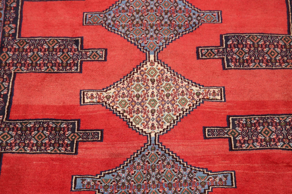 Geometric Bidjar Persian Area Rug 4x5