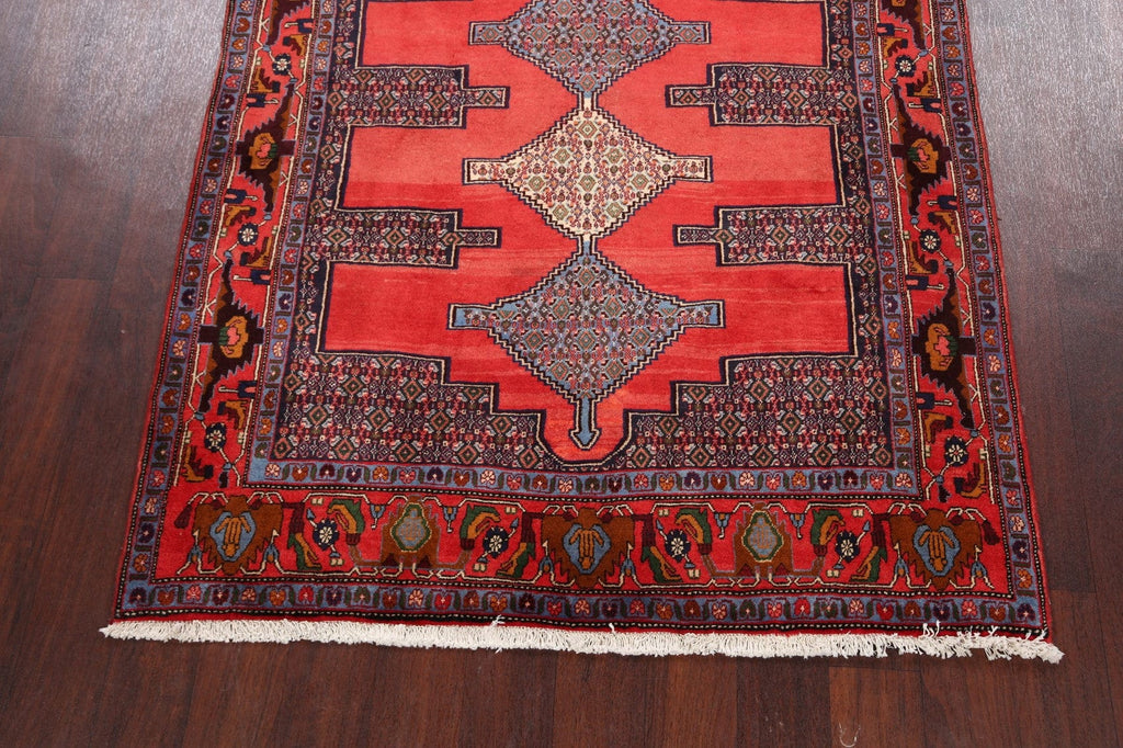 Geometric Bidjar Persian Area Rug 4x5