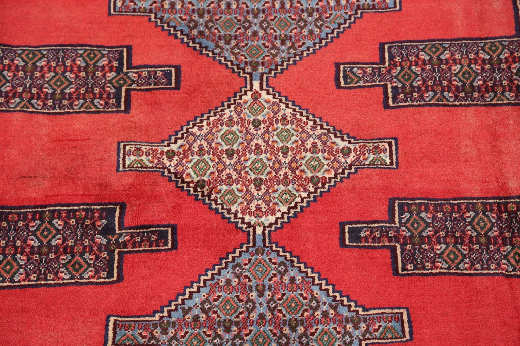 Geometric Bidjar Persian Area Rug 4x5