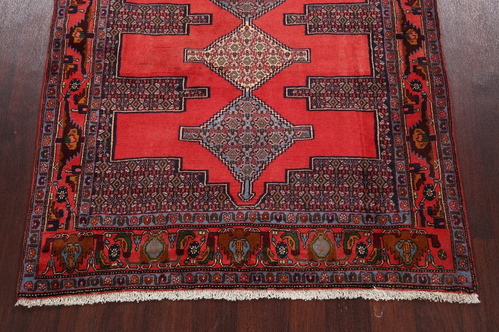 Geometric Bidjar Persian Area Rug 4x5