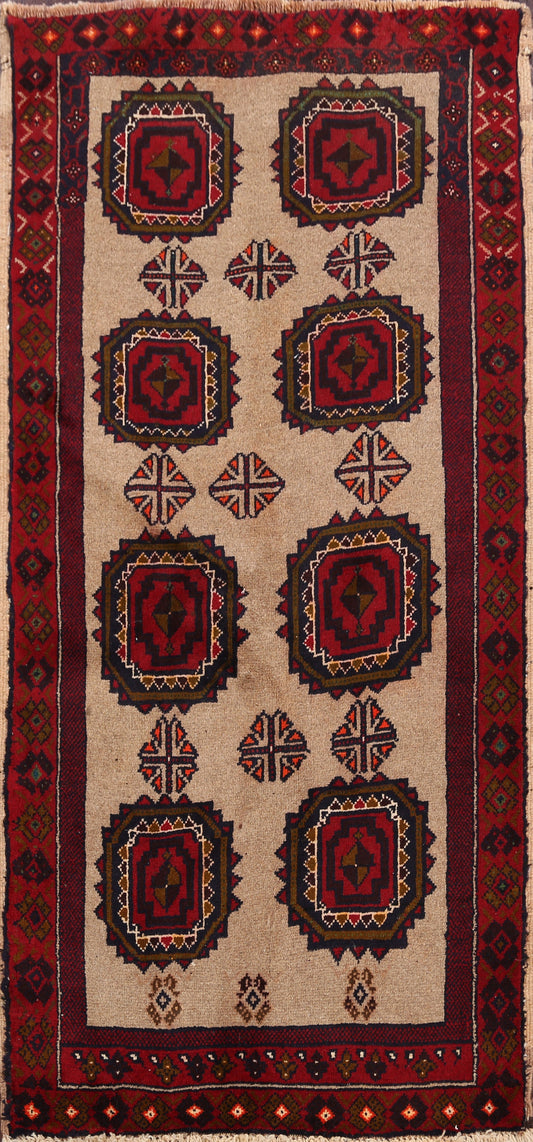 Balouch Afghan Oriental Area Rug 3x5