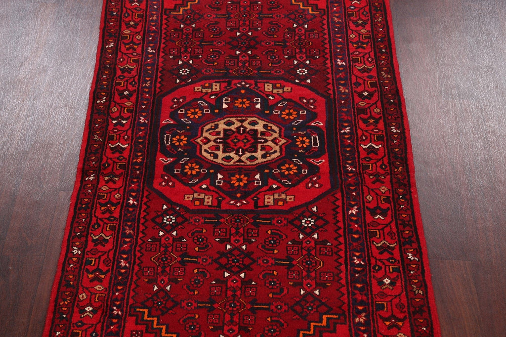 Tribal Hamedan Persian Area Rug 4x7