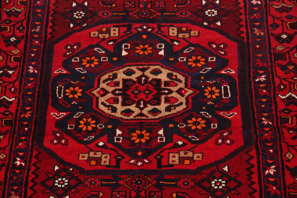 Tribal Hamedan Persian Area Rug 4x7