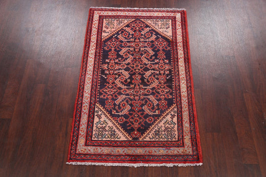 Geometric Sarouk Persian Area Rug 3x5