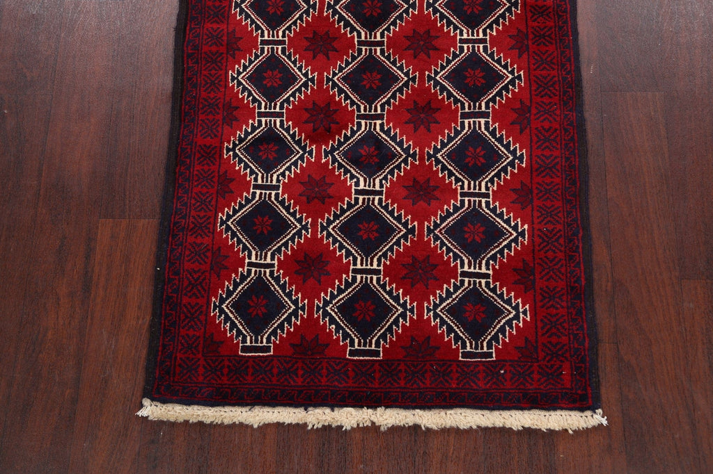 Geometric Balouch Afghan Oriental Area Rug 3x5