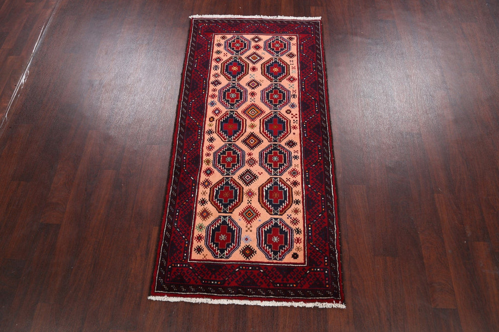 Geometric Balouch Afghan Oriental Area Rug 3x6