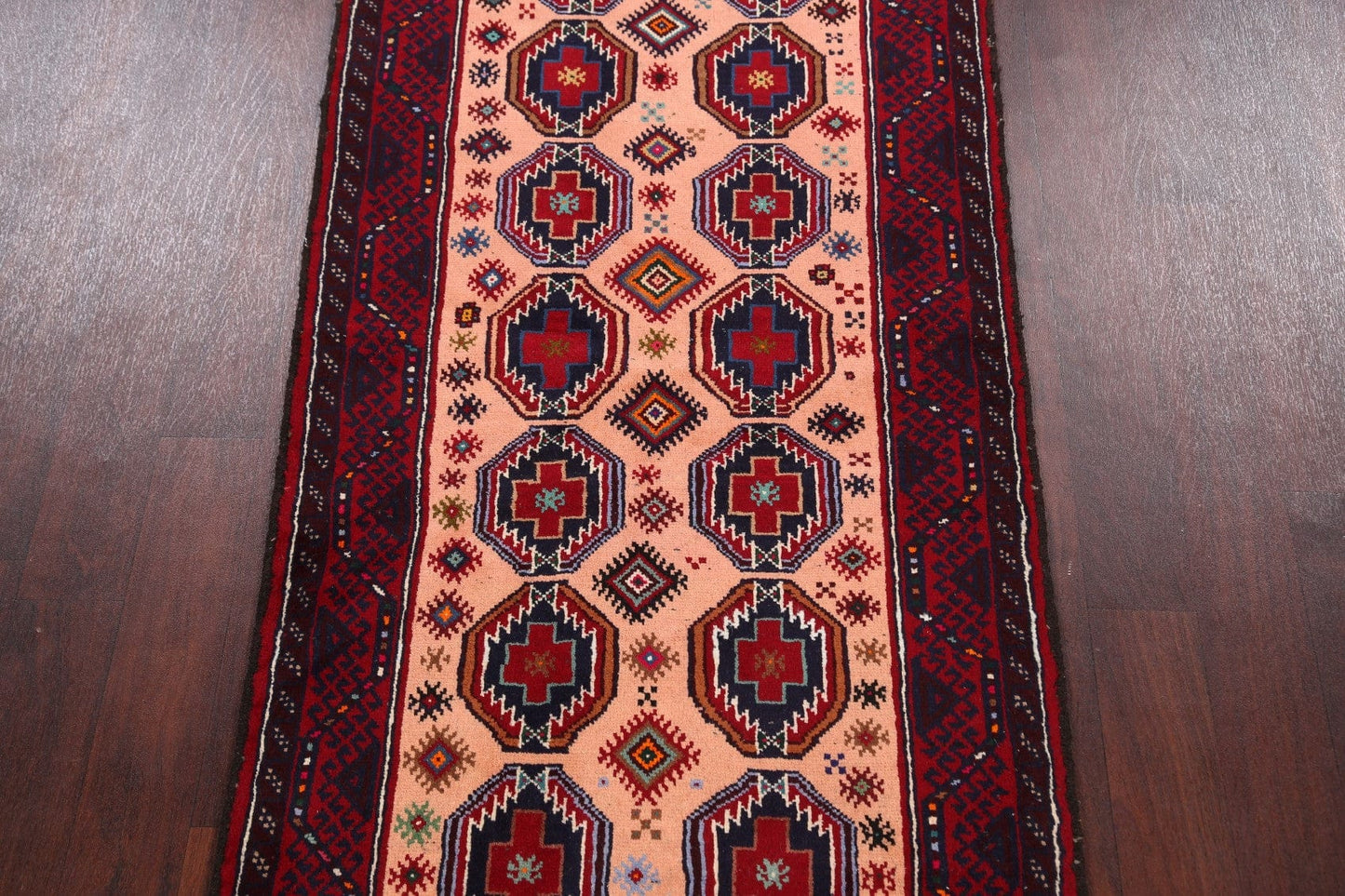 Geometric Balouch Afghan Oriental Area Rug 3x6