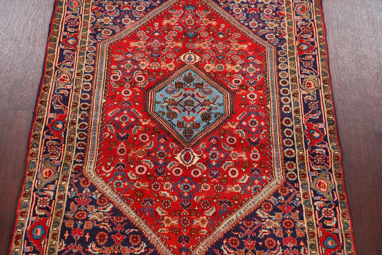 100% Vegetable Dye Bidjar  Persian Area Rug 4x6