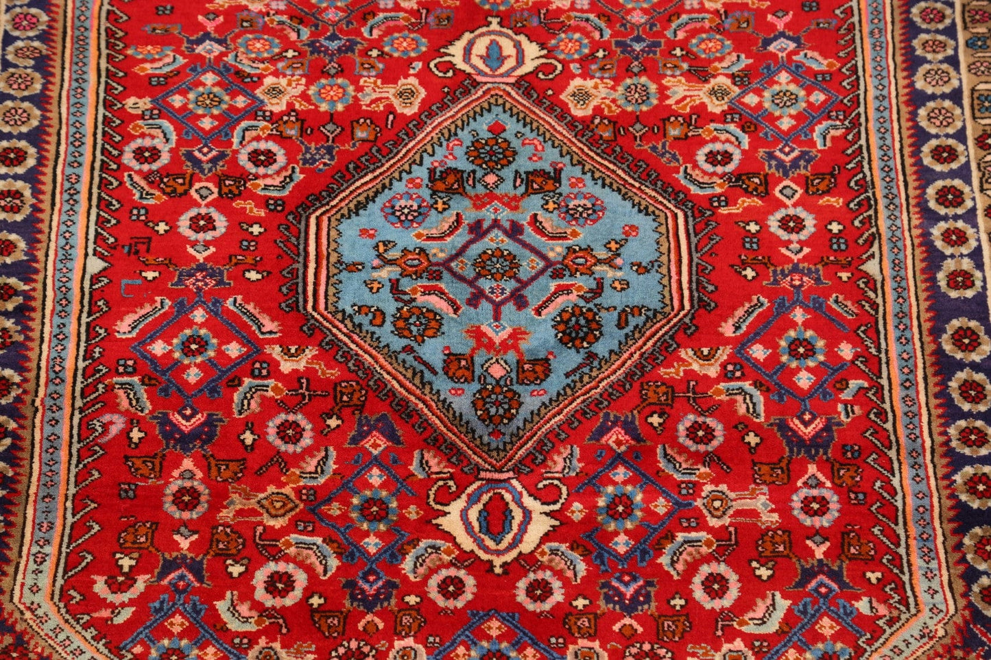 100% Vegetable Dye Bidjar  Persian Area Rug 4x6