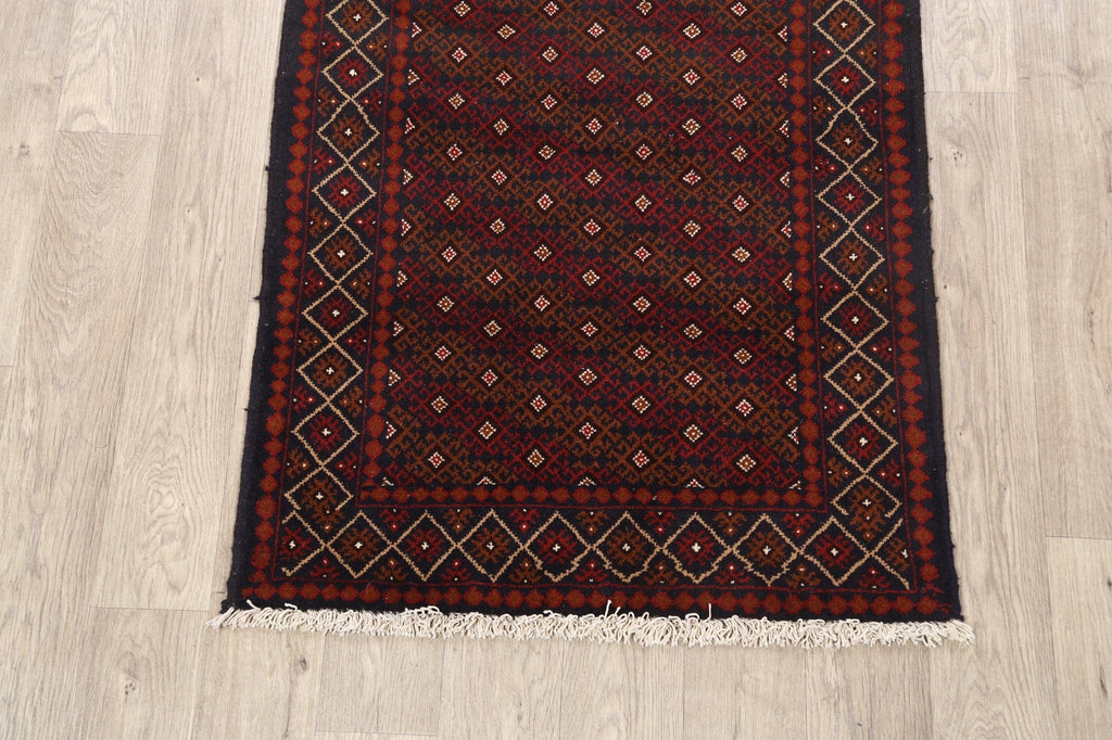 Geometric Balouch Afghan Oriental Area Rug 3x5