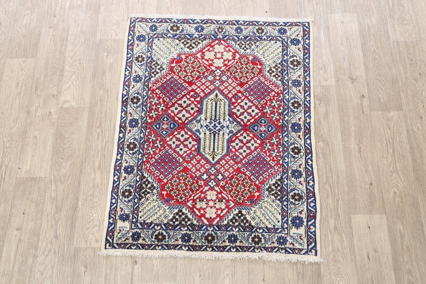 Geometric Nain Persian Area Rug 3x4