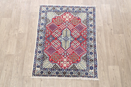 Geometric Nain Persian Area Rug 3x4