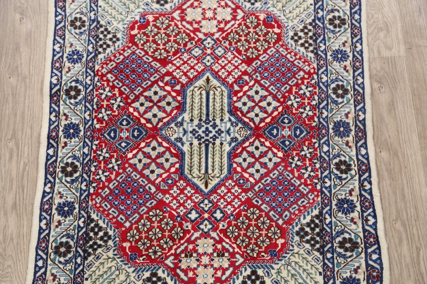 Geometric Nain Persian Area Rug 3x4