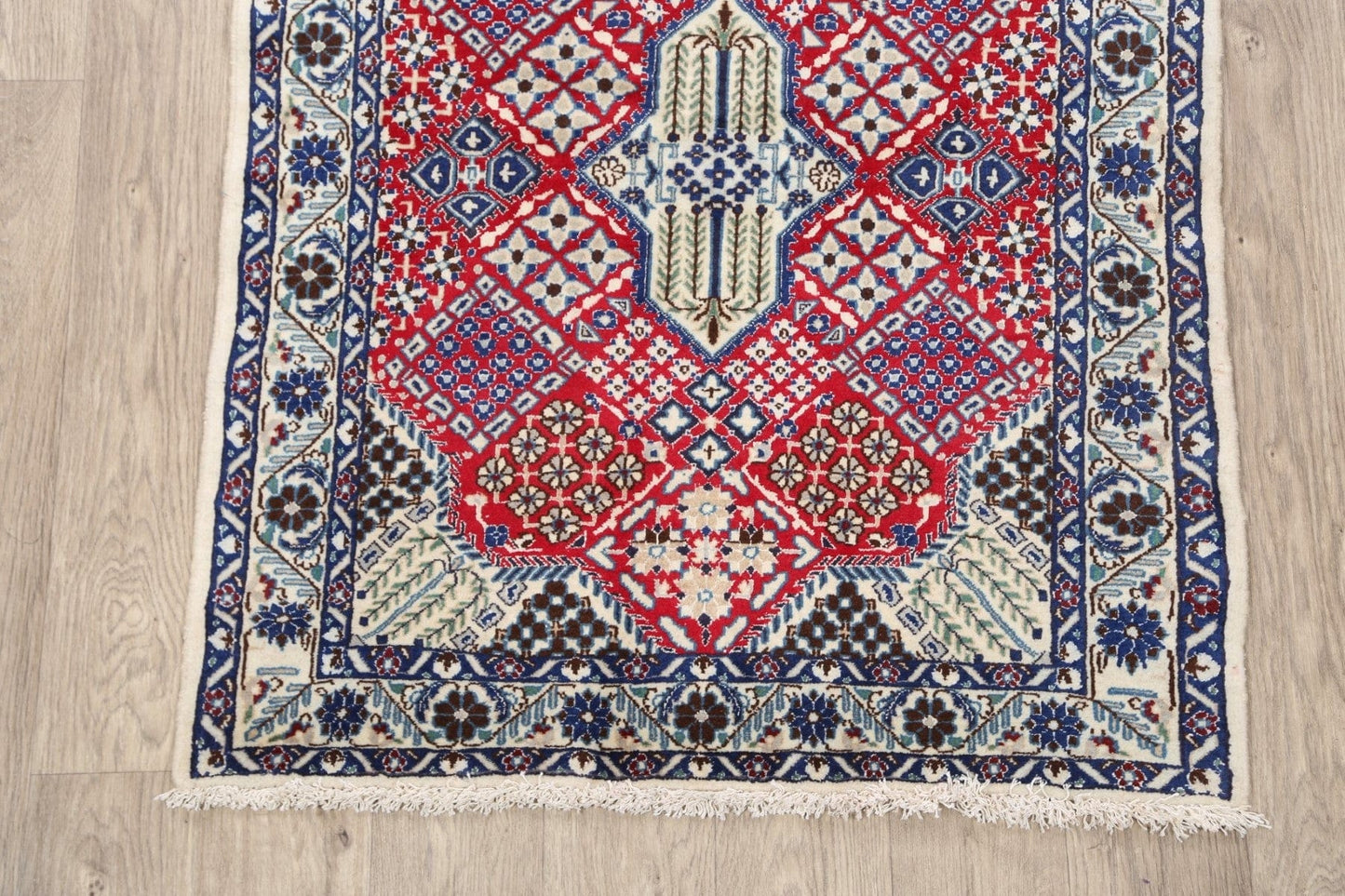 Geometric Nain Persian Area Rug 3x4