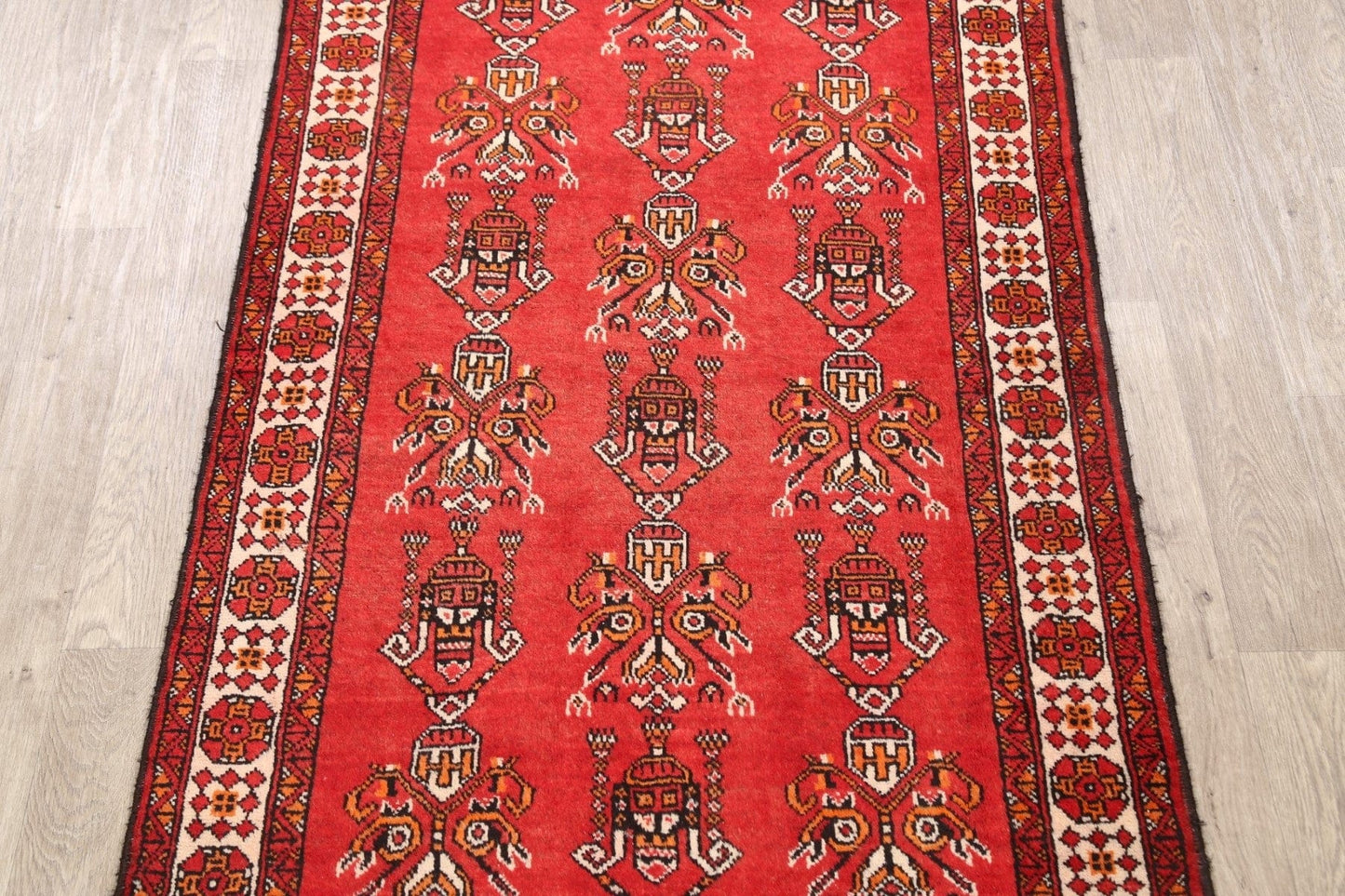 Geometric Ferdos Persian Area Rug 4x6