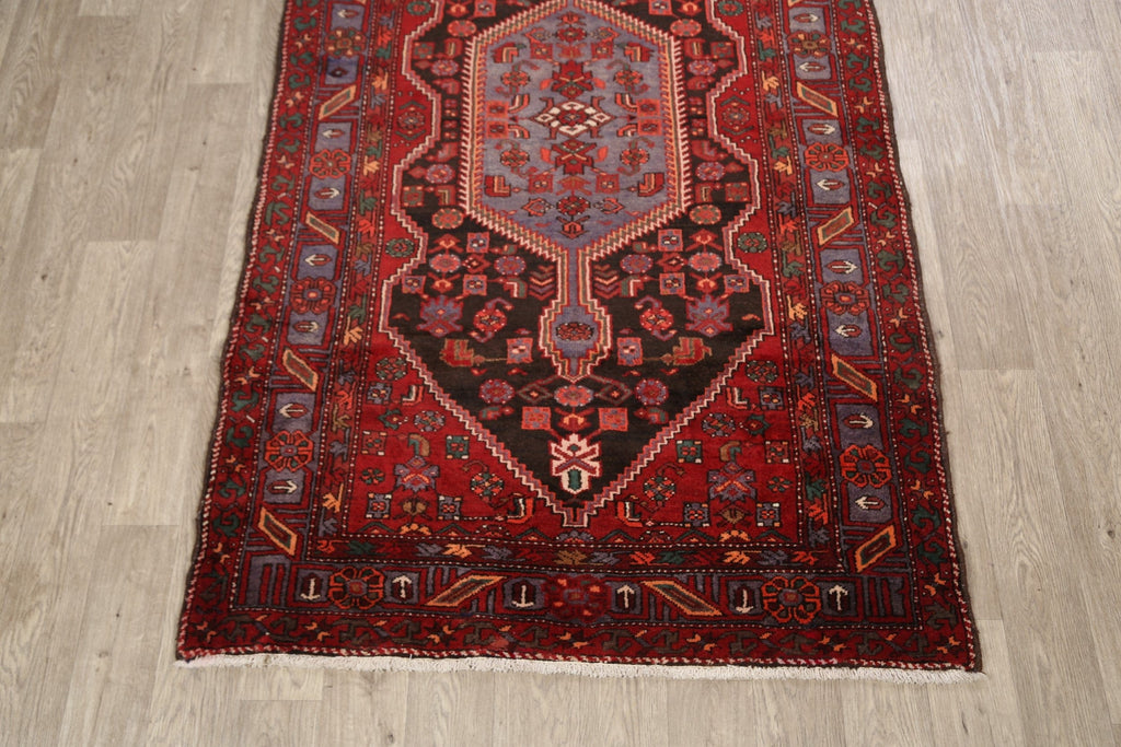 Tribal Hamedan Persian Area Rug 4x7