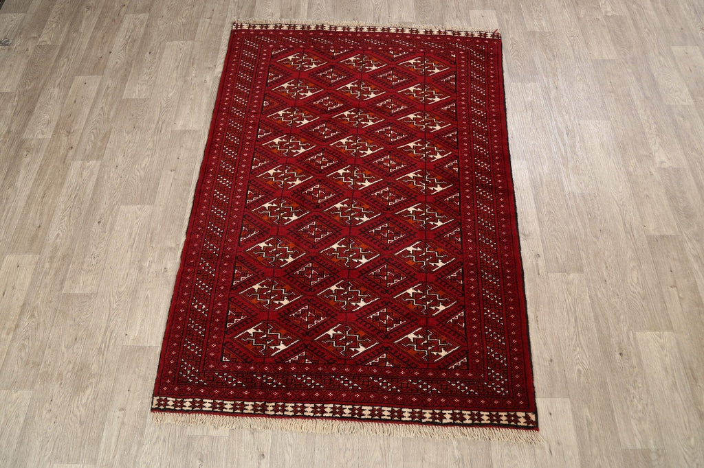 Geometric Balouch Afghan Oriental Area Rug 4x6