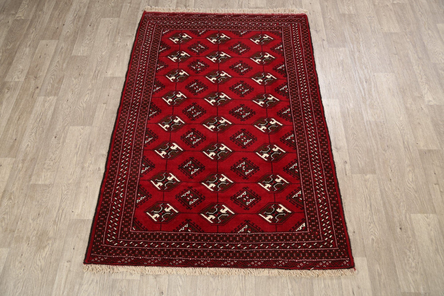 Geometric Bokhara Oriental Area Rug 4x6