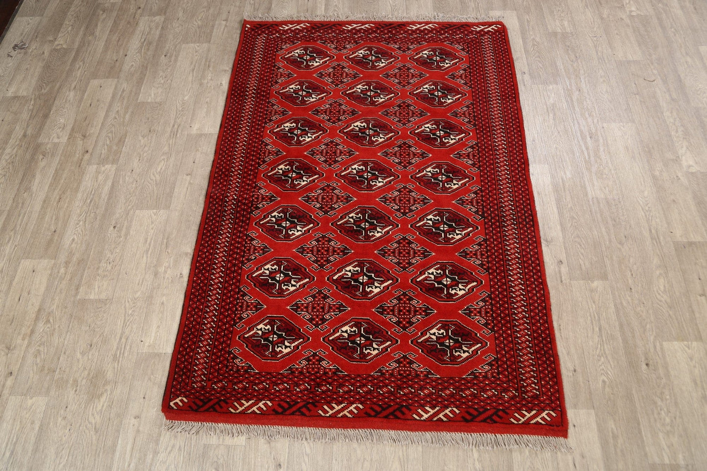 Geometric Bokhara Oriental Area Rug 4x6