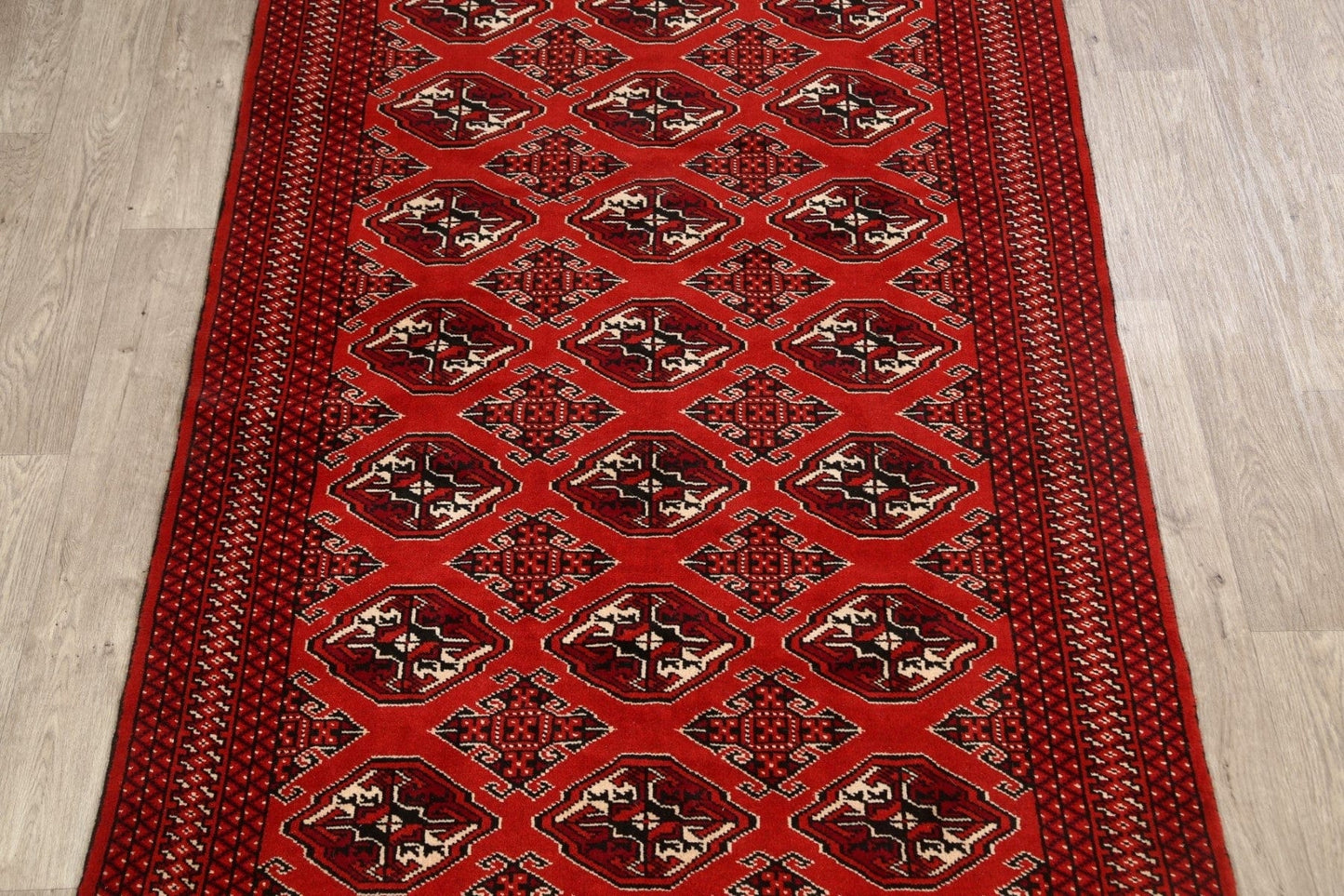 Geometric Bokhara Oriental Area Rug 4x6