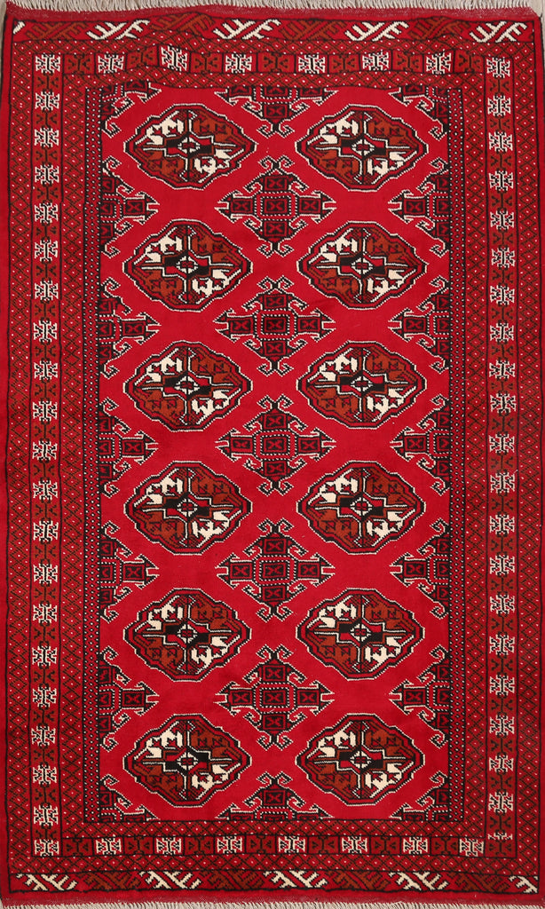 Geometric Bokhara Oriental Area Rug 4x6