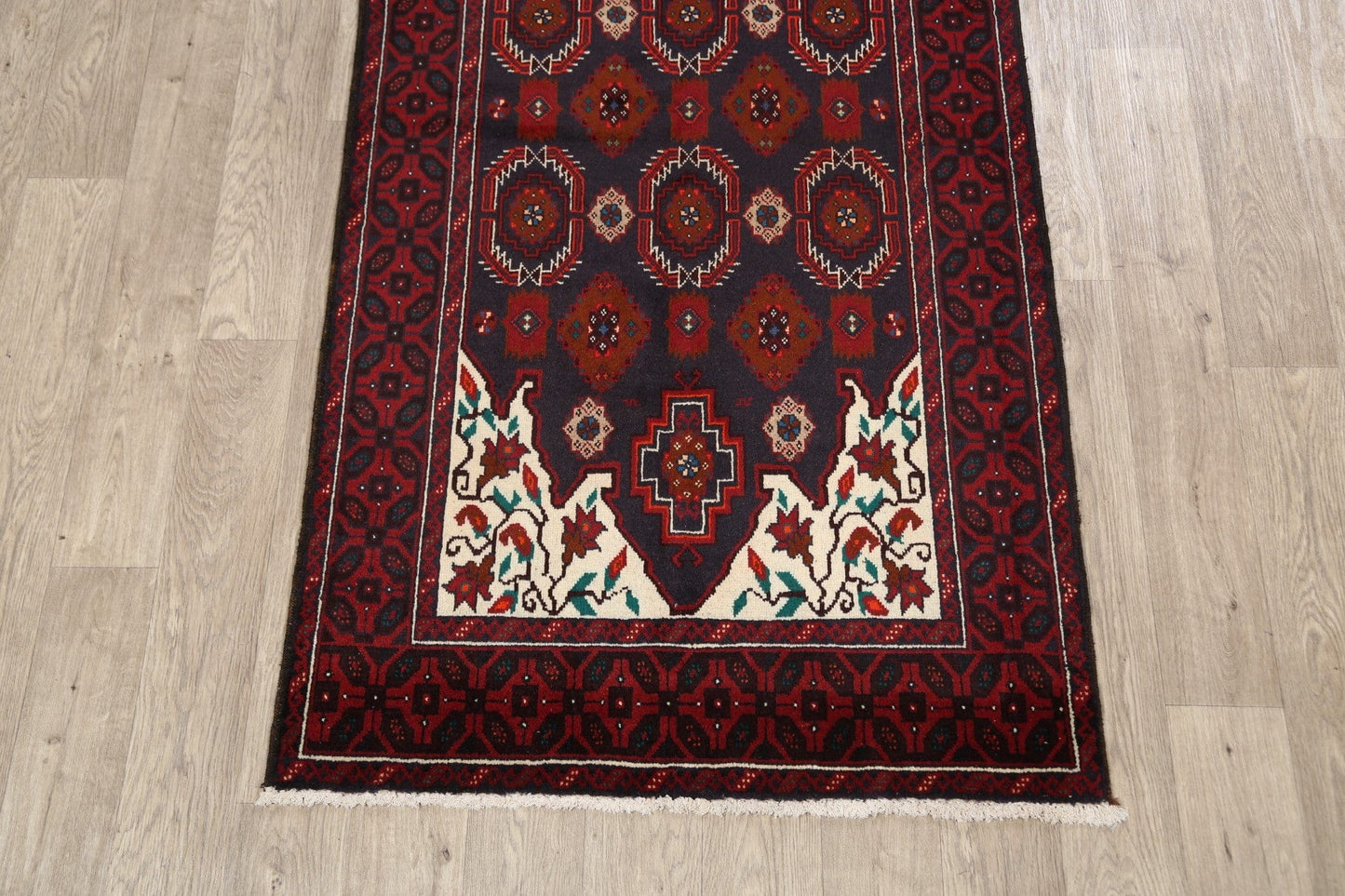 Balouch Afghan Oriental Area Rug 3x6