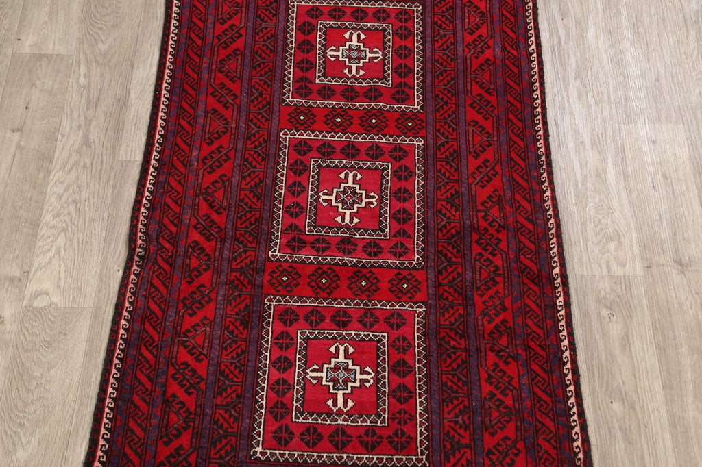 Balouch Afghan Oriental Area Rug 3x6