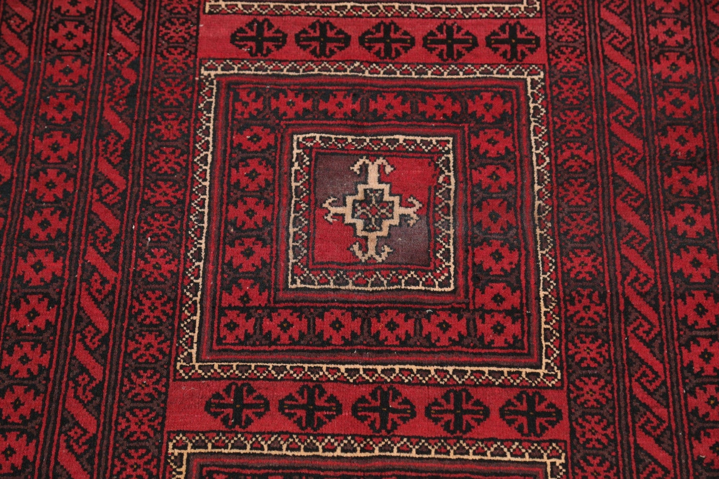 Balouch Afghan Oriental Runner Rug 4x8