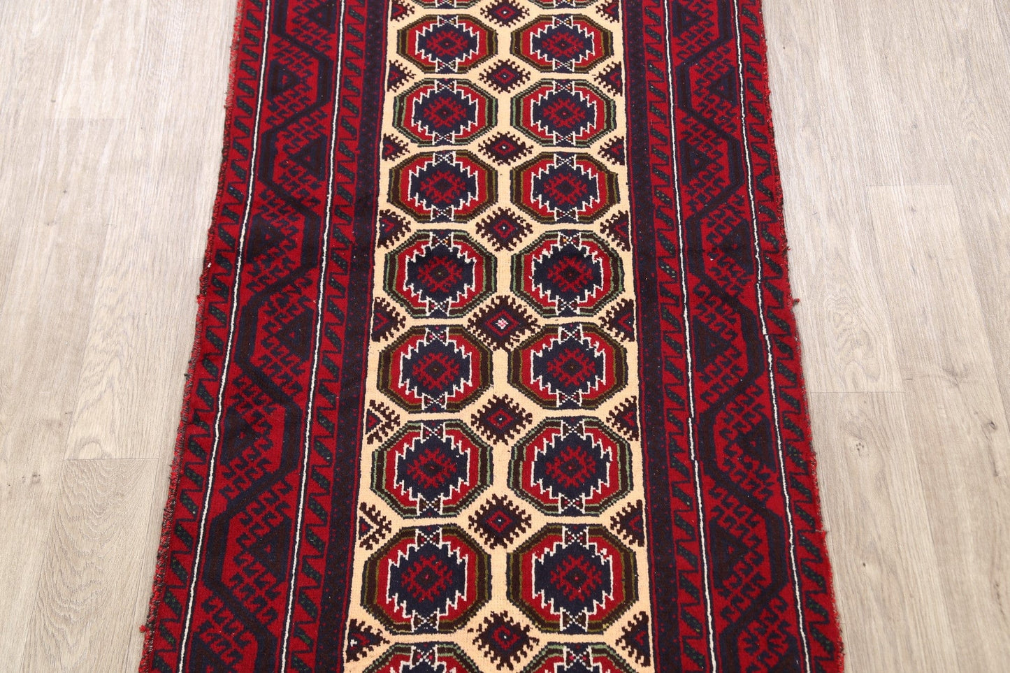 Balouch Afghan Oriental Area Rug 3x6