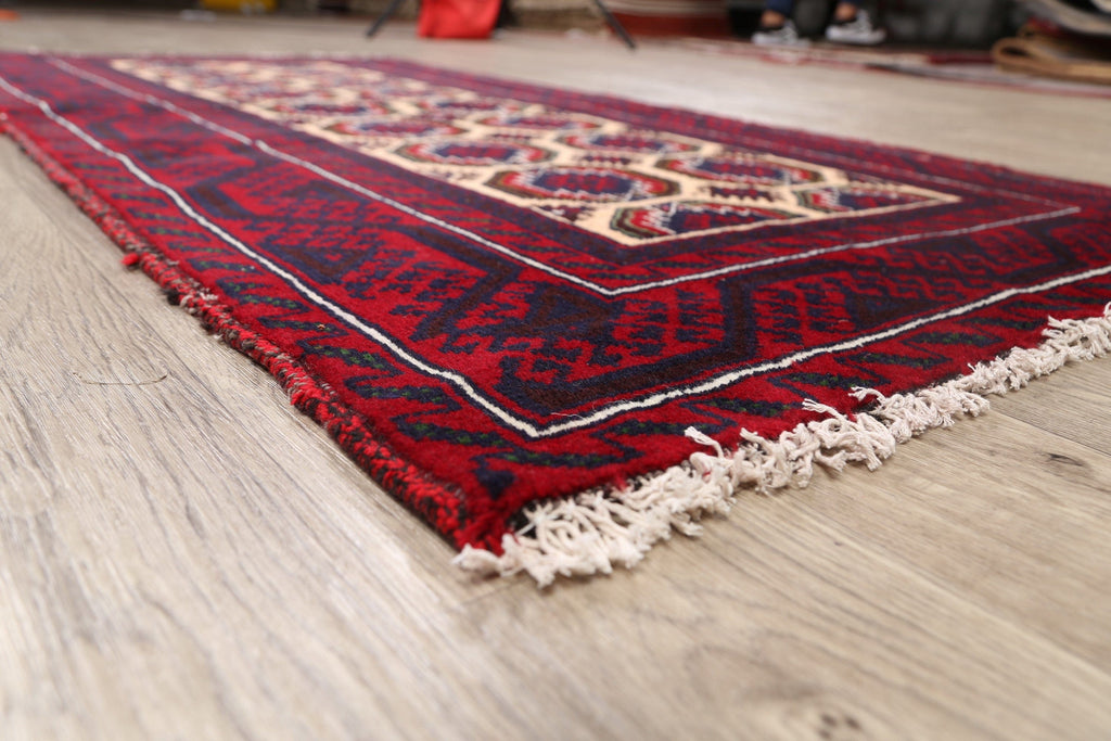 Balouch Afghan Oriental Area Rug 3x6