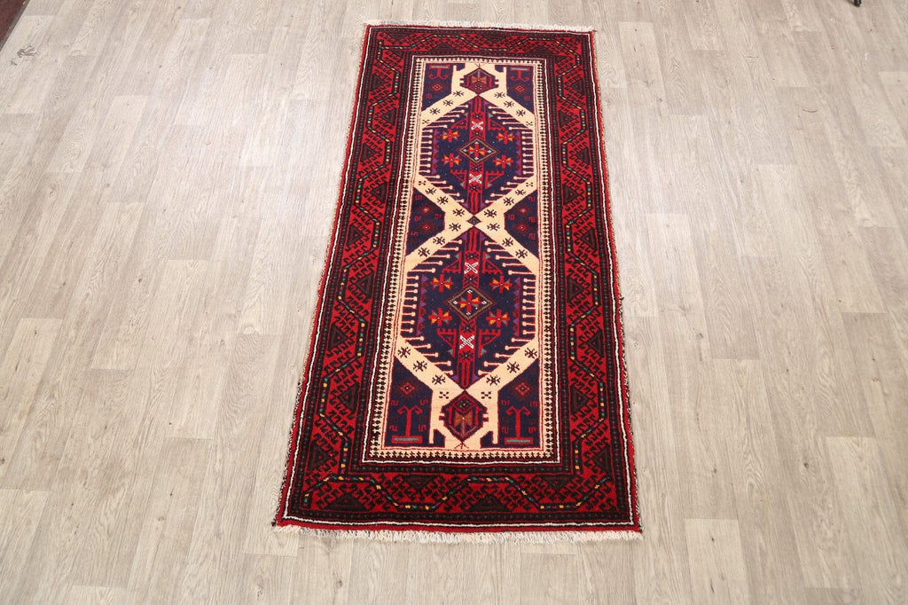 Balouch Afghan Oriental Area Rug 3x6