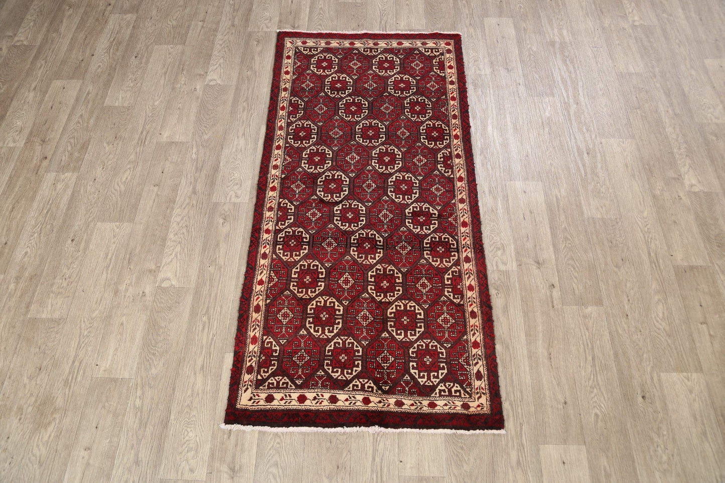 Balouch Afghan Oriental Area Rug 3x6