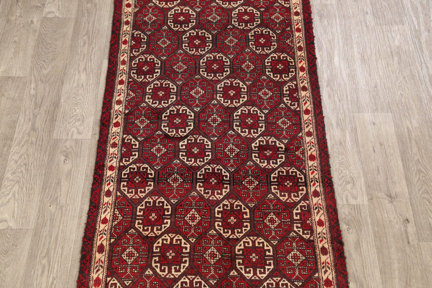 Balouch Afghan Oriental Area Rug 3x6