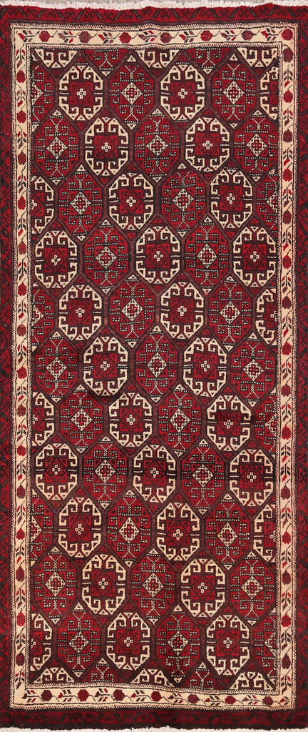 Balouch Afghan Oriental Area Rug 3x6