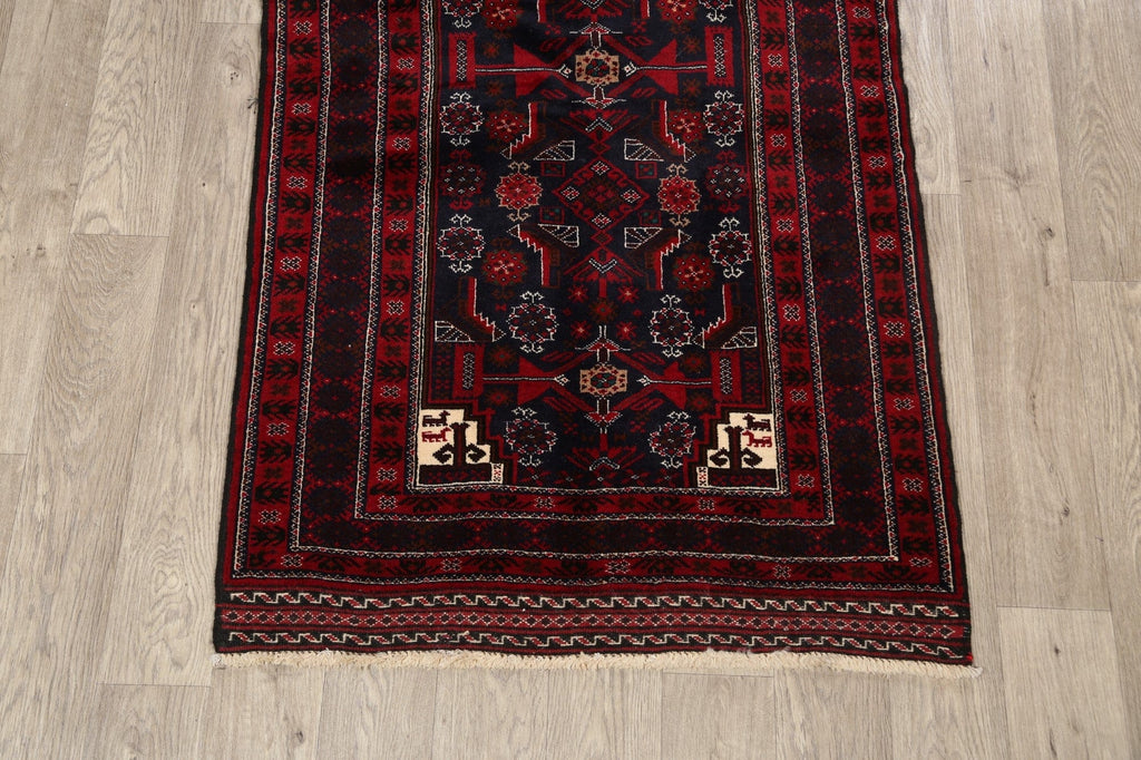 Balouch Afghan Oriental Area Rug 3x6