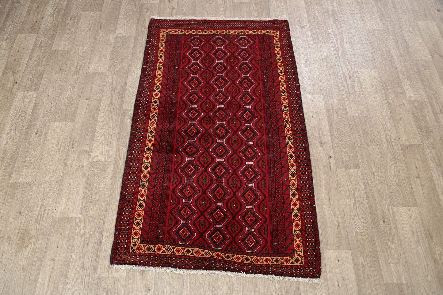 Balouch Afghan Oriental Area Rug 4x6