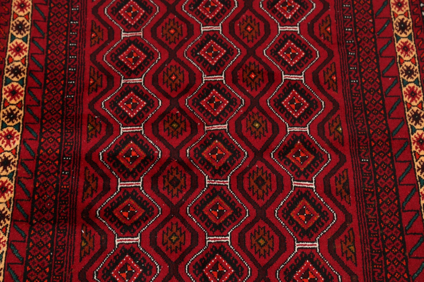 Balouch Afghan Oriental Area Rug 4x6