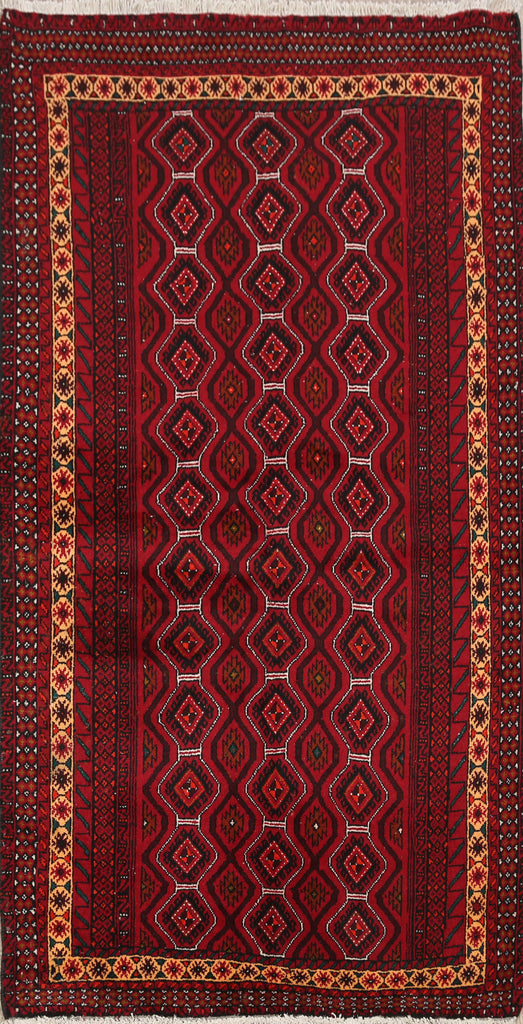 Balouch Afghan Oriental Area Rug 4x6