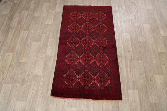 Balouch Afghan Oriental Area Rug 3x6