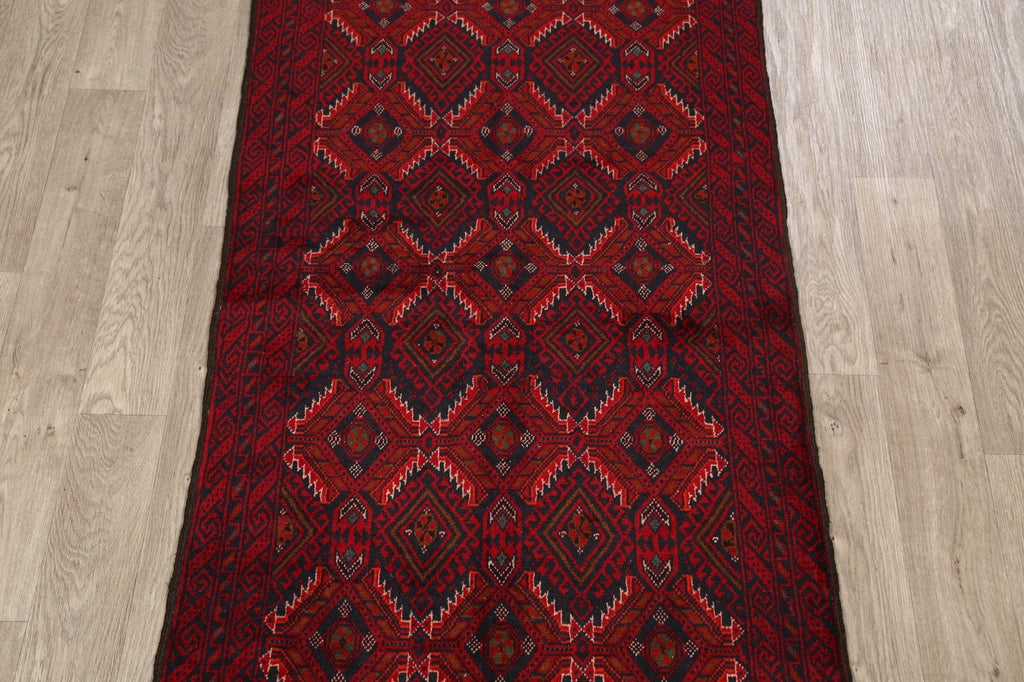 Balouch Afghan Oriental Area Rug 3x6