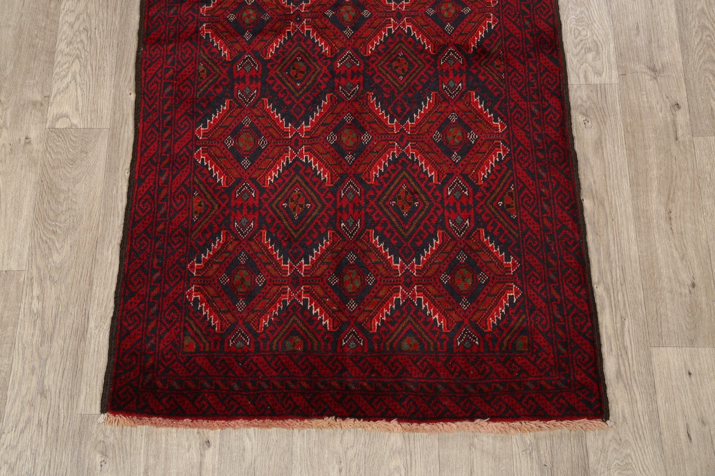 Balouch Afghan Oriental Area Rug 3x6