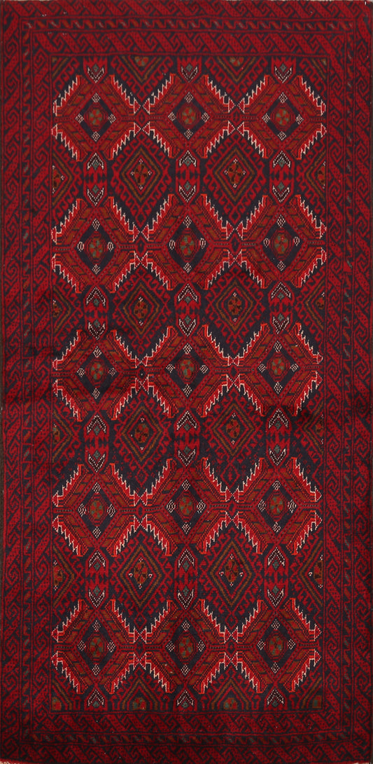 Balouch Afghan Oriental Area Rug 3x6