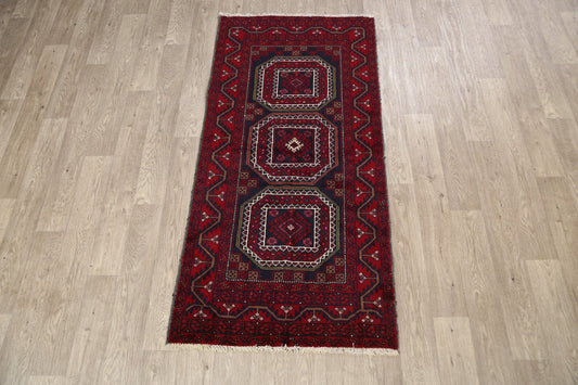 Balouch Afghan Oriental Area Rug 3x6