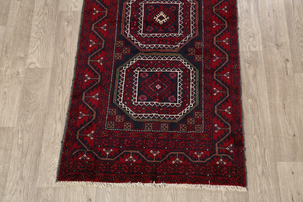 Balouch Afghan Oriental Area Rug 3x6